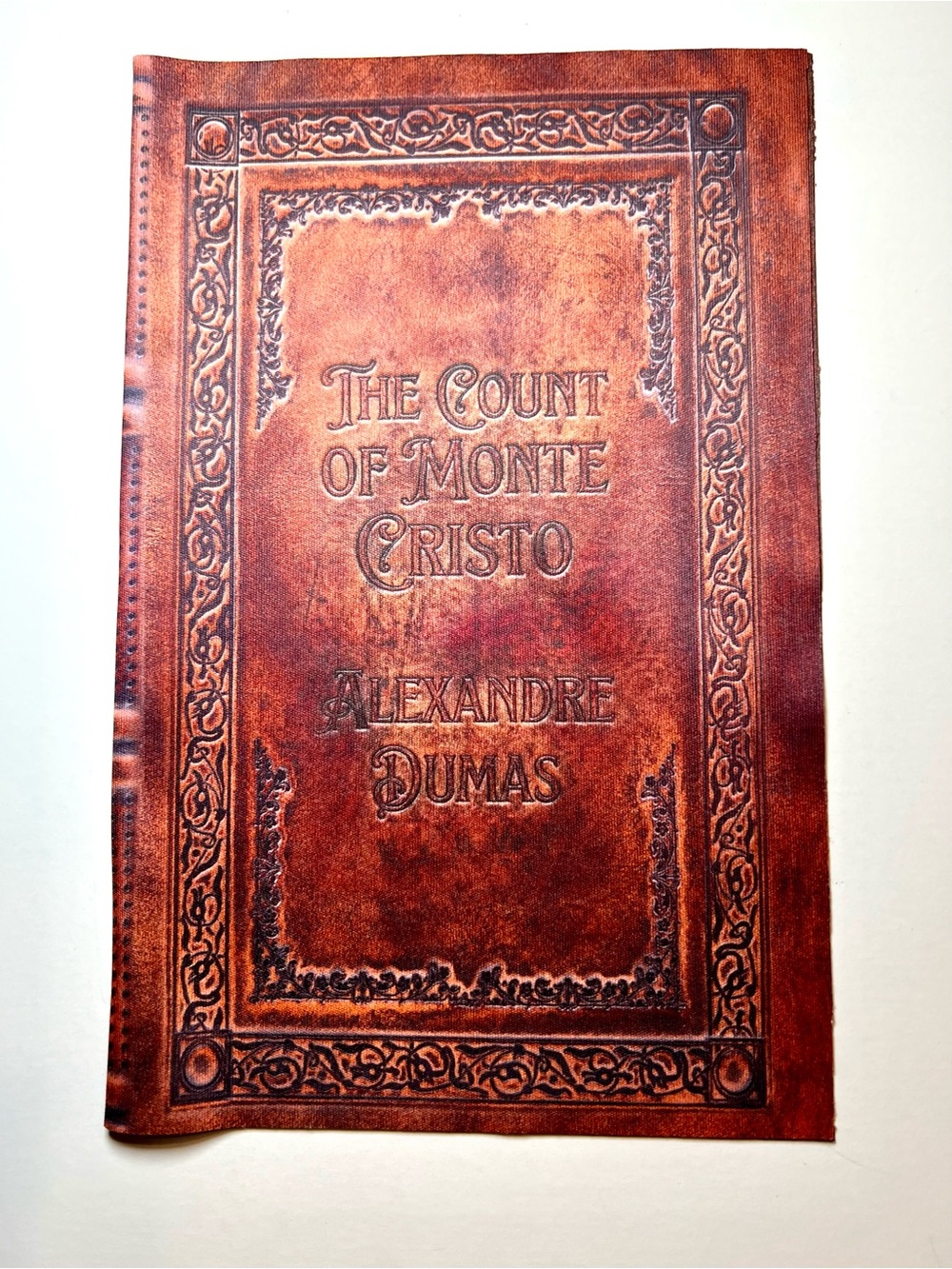 The Count of Monte Cristo Book Shaped Microfiber Cleaning Cloth Eyeglasses